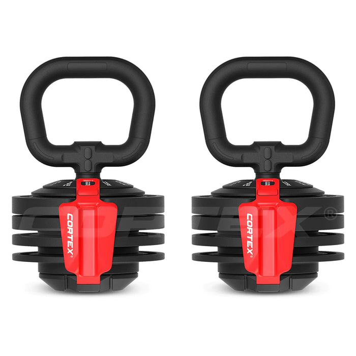 Lifespan Fitness Cortex Revolock Adjustable Dumbbells with Barbell and Kettlebell Set with Stand