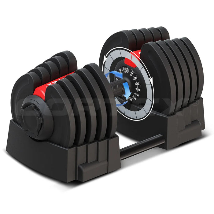 Cortex Revolock V2 40kg Adjustable Dumbbell & Barbell All-in-One Set