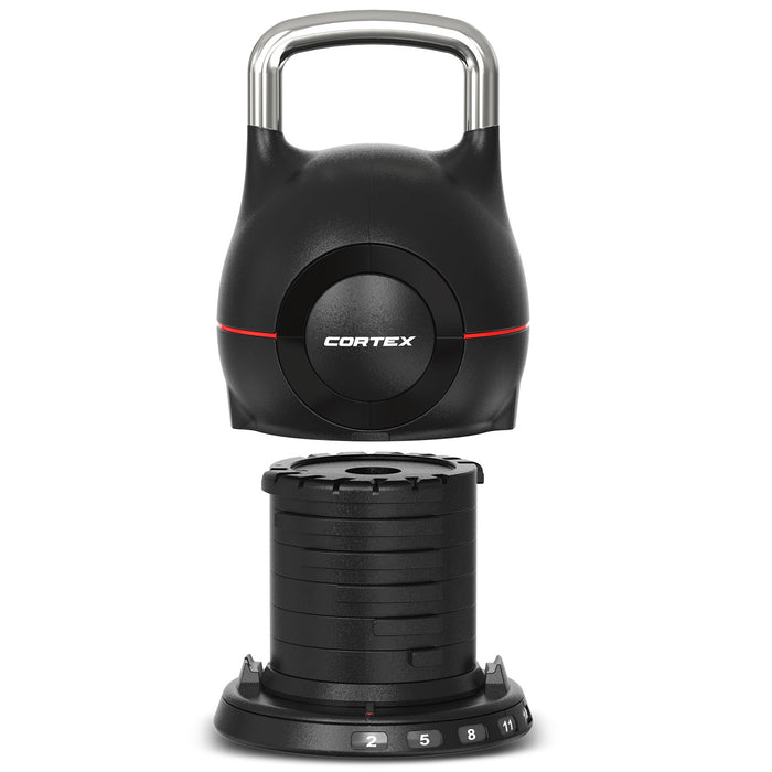 CORTEX 7-in-1 RevoLock Quick Adjust 20kg Kettlebell