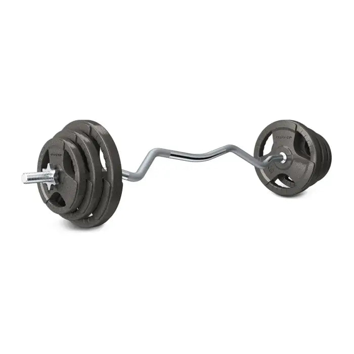 Cortex PR-4 Foldable Squat & Power Rack +  90kg Standard Tri-Grip Weight and Barbell Package