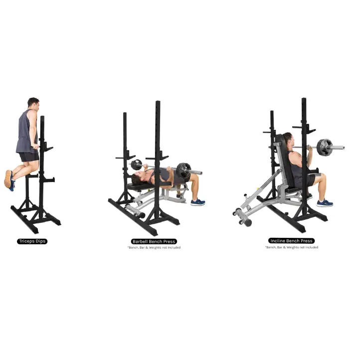 Lifespan Fitness Cortex BN 6 Bench SR 10 Squat Rack Fitness Package
