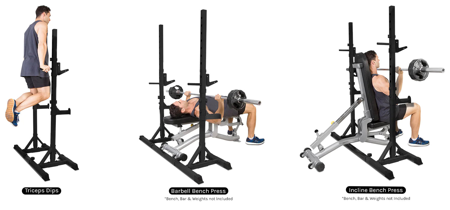Lifespan Fitness Cortex BN-6 Bench + SR-10 Squat Rack Fitness Package