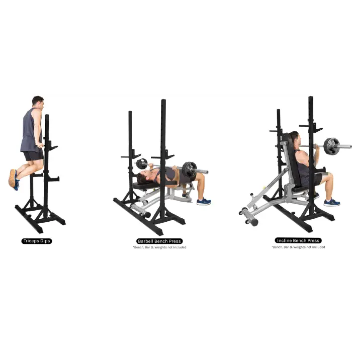 Cortex Fitness Package (SR-10 SQUAT RACK PACKAGE + 100KG OLYMPIC TRI-GRIP WEIGHT PLATES)