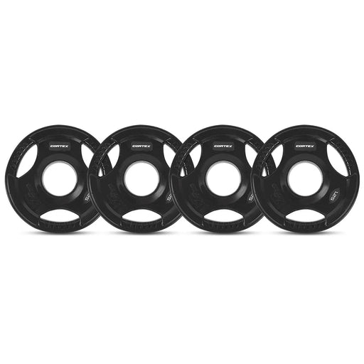 Cortex 1.25kg Tri-Grip Olympic Plates Set of 4