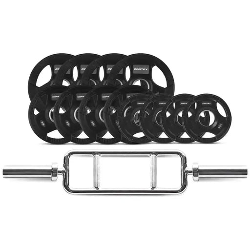 Cortex 40kg Olympic Tricep Bar Weight Set