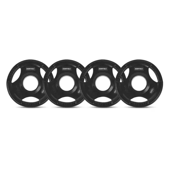 Cortex 145kg Tri-Grip Olympic Plate Set