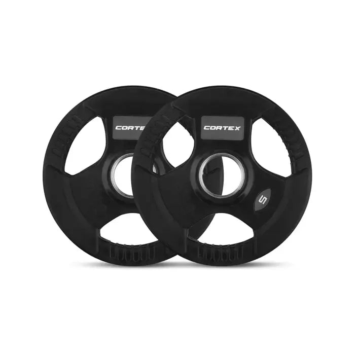 Cortex 145kg Tri-Grip Olympic Plate Set