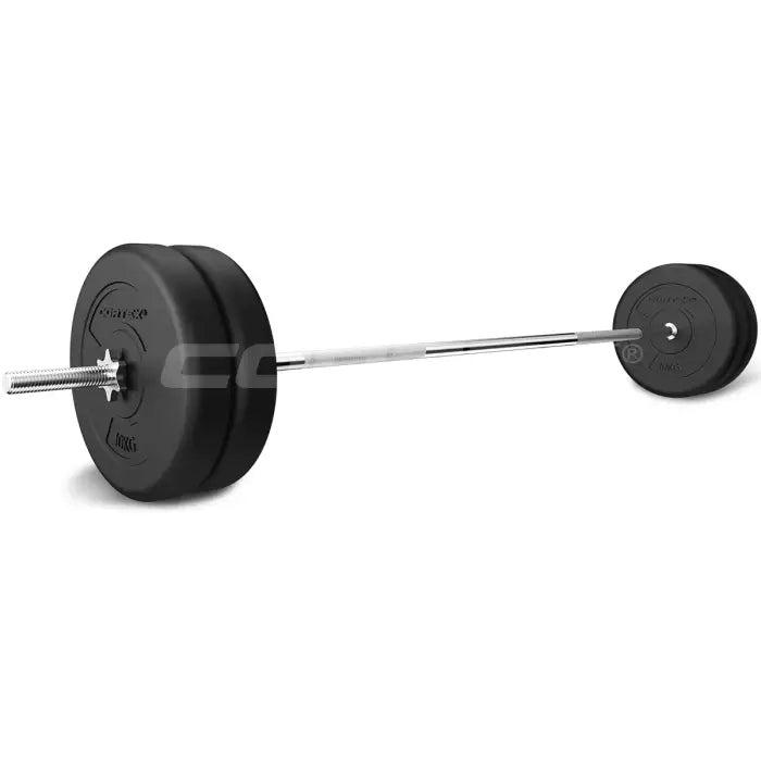 Cortex 90kg EnduraCast Weight Plate Set with Bars