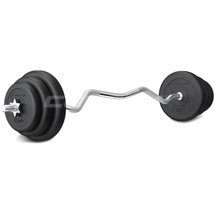 Cortex 90kg EnduraCast Weight Plate Set with Bars
