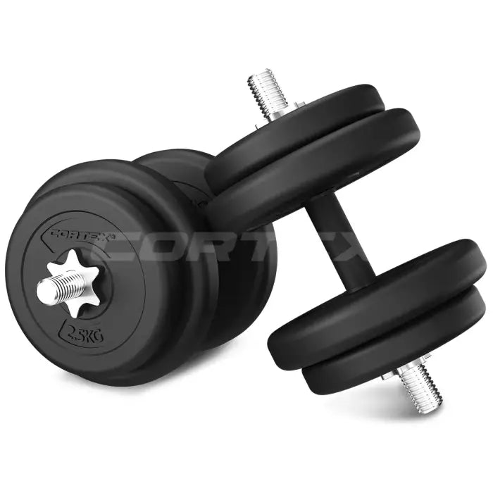 Cortex 90kg EnduraCast Weight Plate Set with Bars