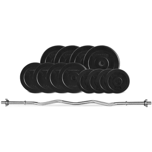 Cortex EnduraShell 40kg Weight Set with Curl Bar