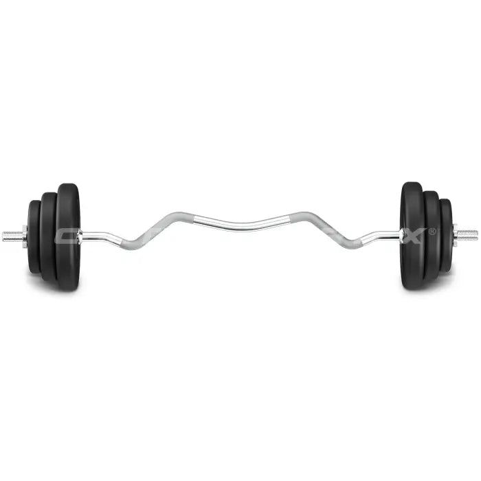 Cortex EnduraShell 40kg Weight Set with Curl Bar