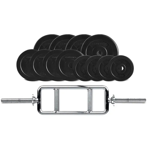 Cortex 40kg EnduraCast Weight Plate Set with Tri Bar