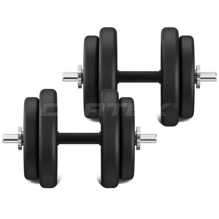 35kg EnduraCast Weight Plates with Dumbbell Bars