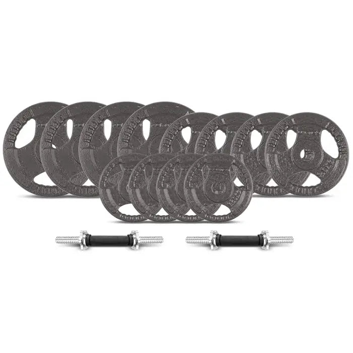 40kg Cast Iron Dumbbell Set