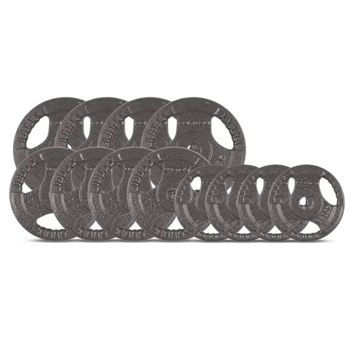 40kg Cast Iron Tri Bar Weight Set