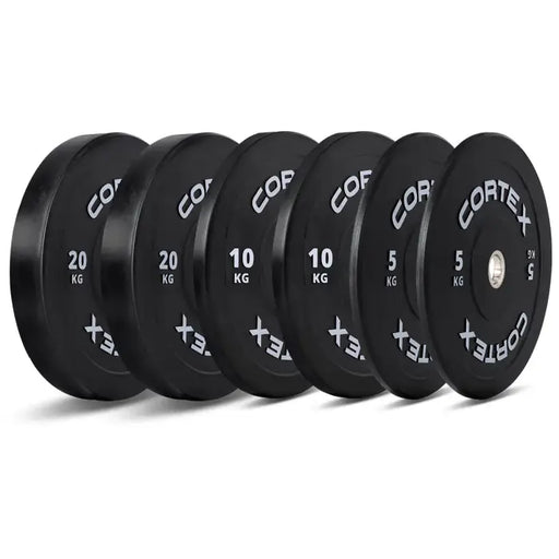 Cortex 70kg Black Series V3 Bumper Plate Set