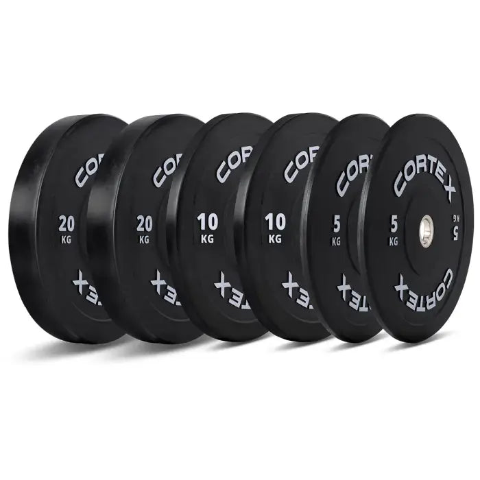 Cortex 70kg Black Series V3 Bumper Plate Set