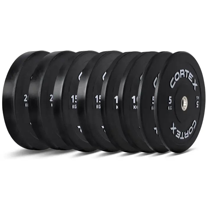 CORTEX 100kg Black Series V3 Bumper Plate Set