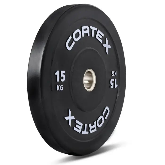 Cortex 160kg Black Series V3 Bumper Plate Set with SPARTAN205 Barbell