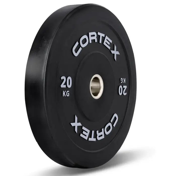 Cortex 160kg Black Series V3 Bumper Plate Set with SPARTAN205 Barbell