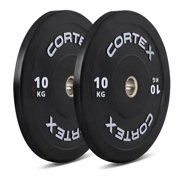 Cortex 75kg Black Series V3 Bumper Plate Set with ATHENA100 Barbell