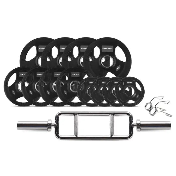 CORTEX 45kg Tri Bar V2 50mm Olympic Weight Set