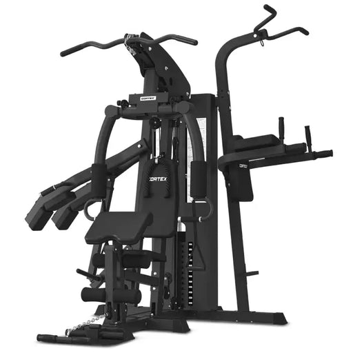 image of the Lifespan Fitness Cortex GS7 Multistation with Power Tower & Squat Press from the front with a white background