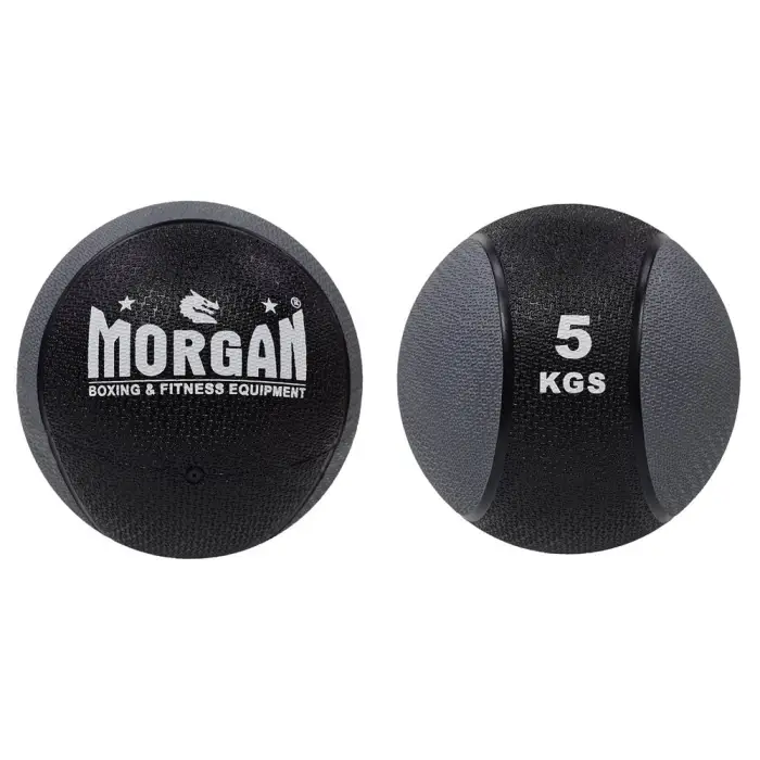 Morgan 2-Tone Commercial Rubber Medicine Ball Set of 5 (3 + 4 + 5 + 7 + 10kg)
