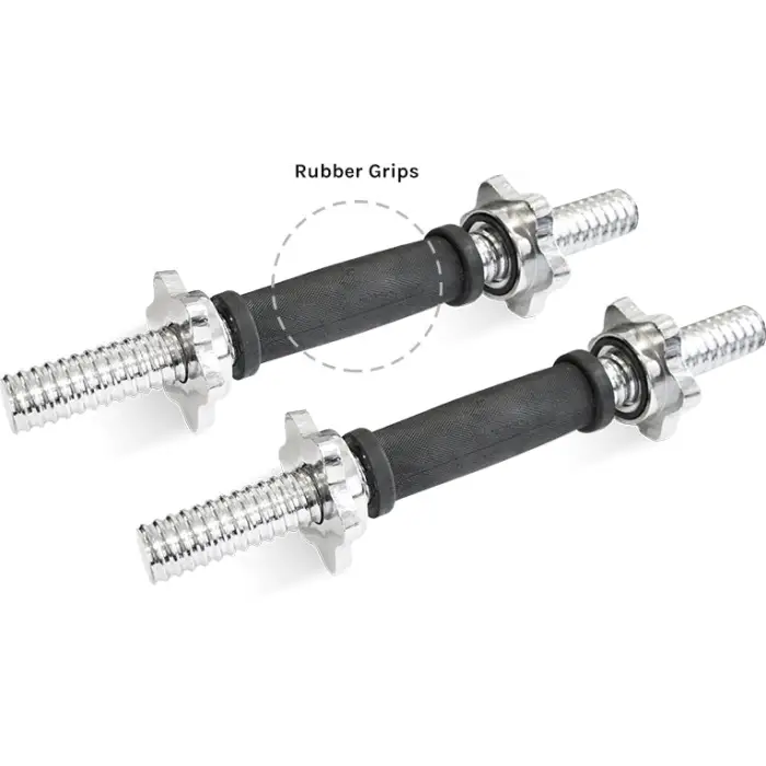 Standard Dumbbell Handles with Spiral Lock Collars