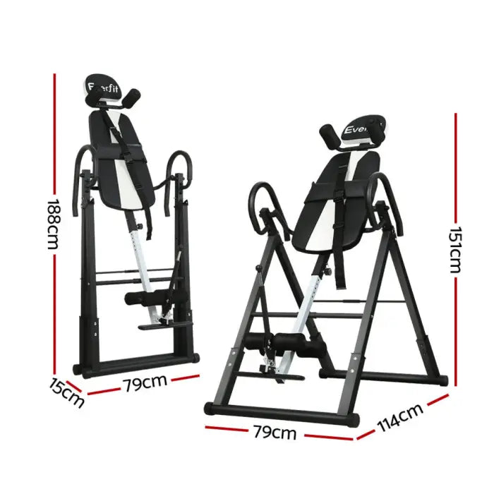 Everfit Gravity Exercise Back Stretcher Inversion Table — Fitness At Home