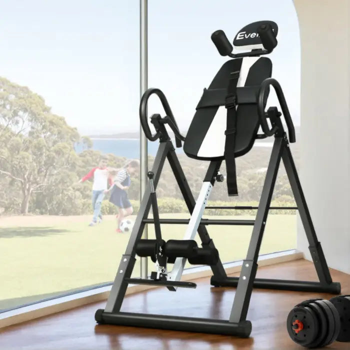 Everfit Gravity Exercise Back Stretcher Inversion Table — Fitness At Home