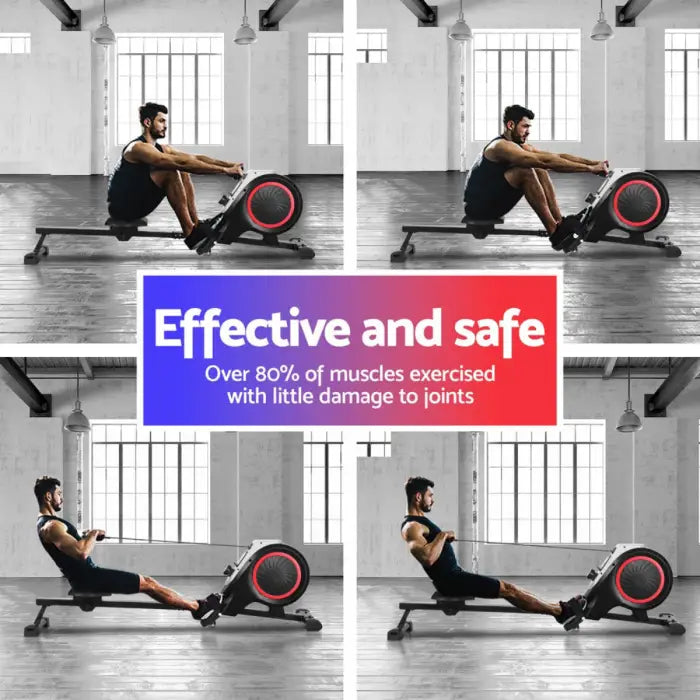 Everfit Magnetic Foldable Rowing Machine — Fitness At Home