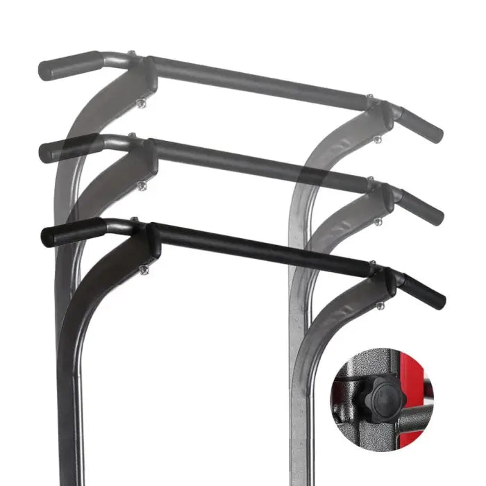 Everfit Multi Station Chin Up Flat With Bench Station Steel Frame