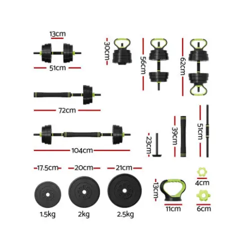 Everfit 7-in-1 Adjustable Weightlifting Set