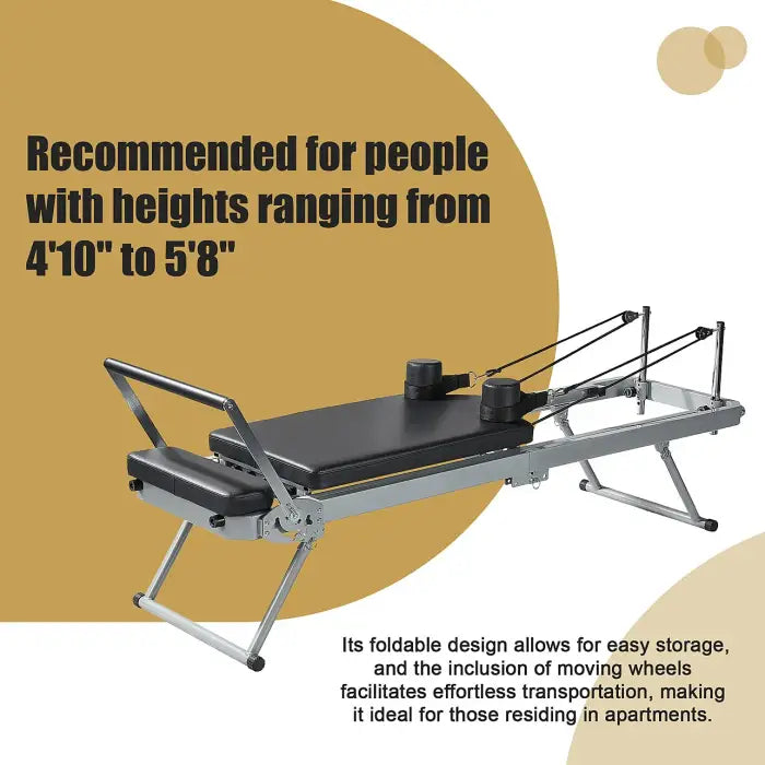 Reformer Pilates Machine Foldable