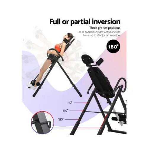 Everfit Gravity Exercise Back Stretcher Inversion Table — Fitness At Home