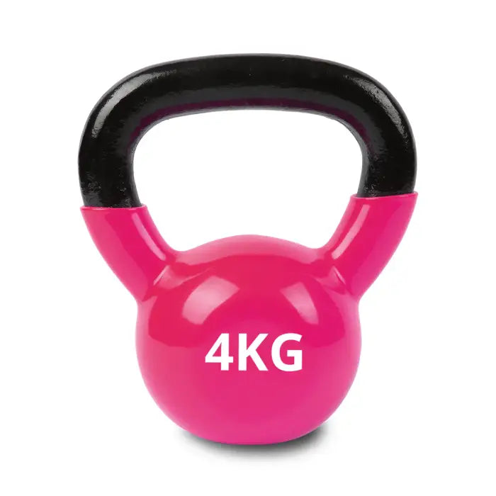 Cortex 4kg Vinyl Dipped Cast Iron Kettlebell