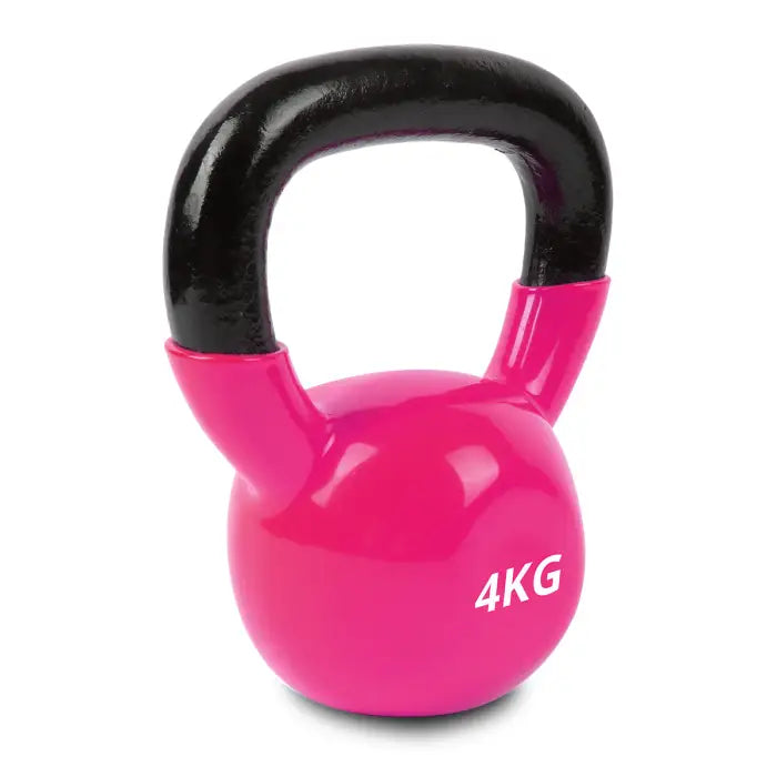 Cortex 4kg Vinyl Dipped Cast Iron Kettlebell