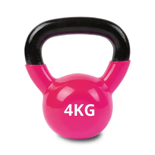 Cortex 4kg-12kg Vinyl Dipped Cast Iron Kettlebell Set