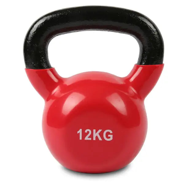 Cortex 4kg-12kg Vinyl Dipped Cast Iron Kettlebell Set