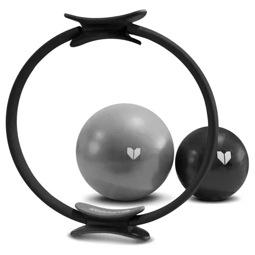 Lifespan Fitness 38cm Pilates Ring with Small and Medium Pilates Ball