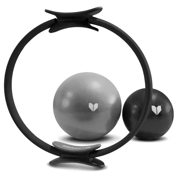 Lifespan Fitness 38cm Pilates Ring with Small and Medium Pilates Ball