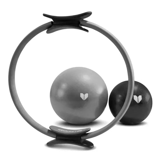 Lifespan Fitness 38cm Pilates Ring with Small and Medium Pilates Ball