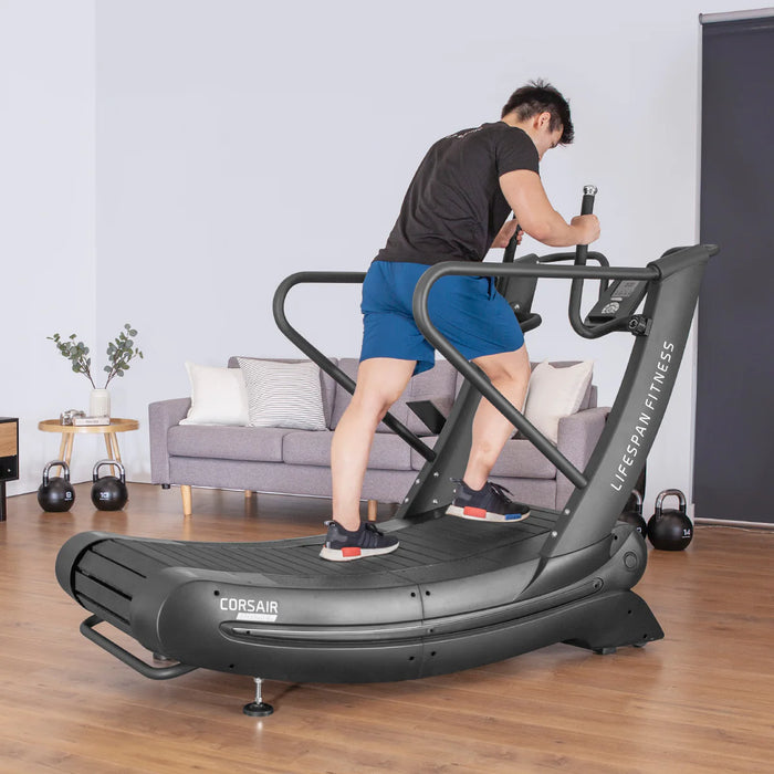 Lifespan Fitness Corsair Free Run 105 Curved Treadmill