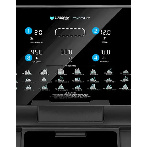 Lifespan Fitness Tempest CR Commercial Treadmill