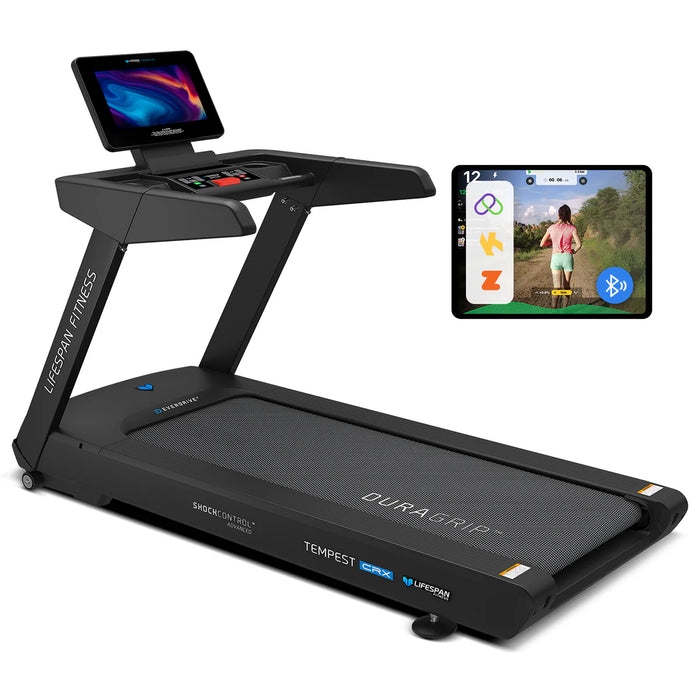 Lifespan Tempest CRX Commercial Smart Treadmill with 15.6" TFT Touch Display