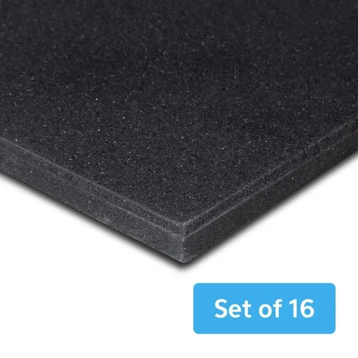 15mm Rubber Gym Mat Set of 16