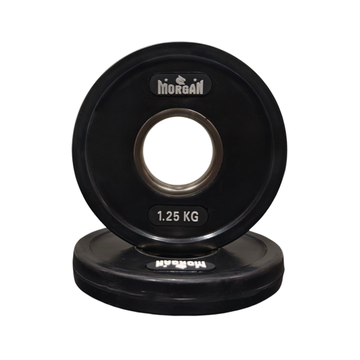Morgan Tri-Grip Olympic Rubber Weight Plates 1.25-25kg (Pair)