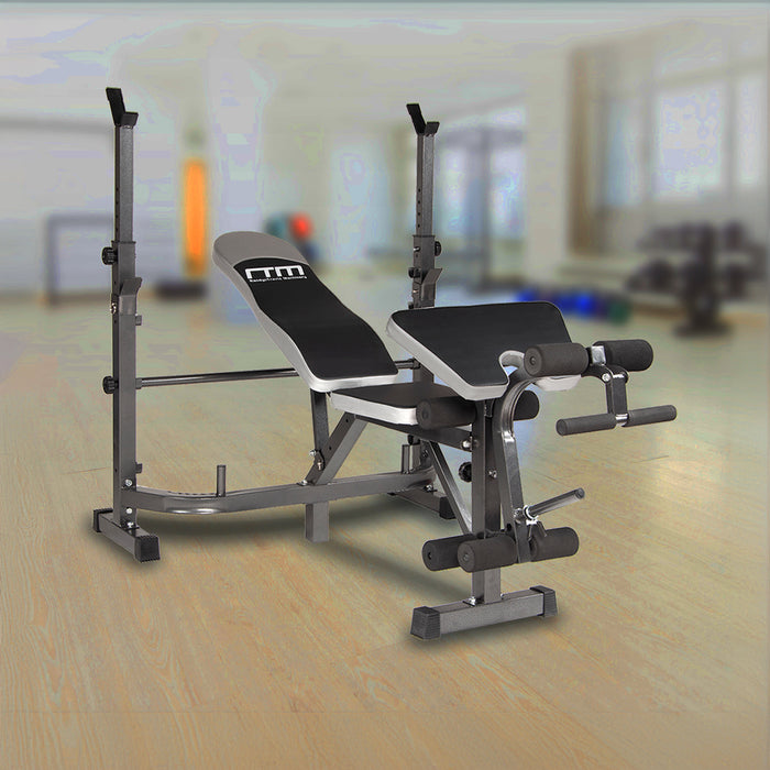 Multi Station Home Gym Weight Bench Press Leg Equipment Set